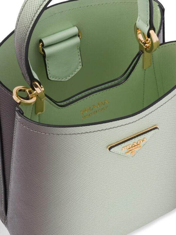 Prada  small Panier Saffiano leather bag - Image 4