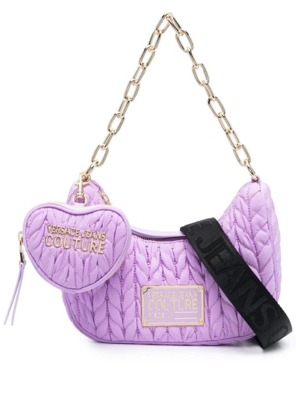 Versace Jeans Couture faux-leather matelassé shoulder bag