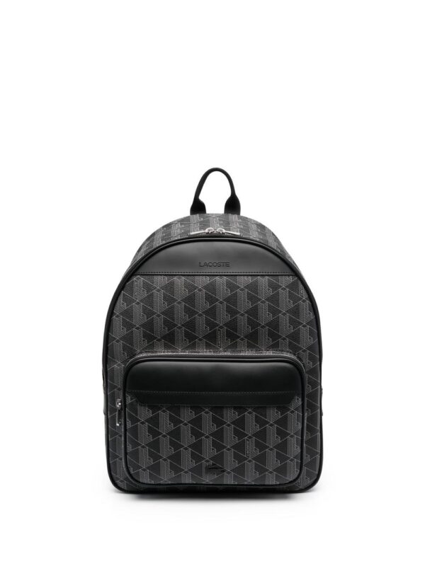 Lacoste monogram-print backpack