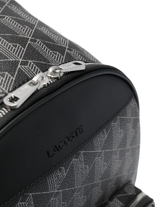 Lacoste monogram-print backpack - Image 4