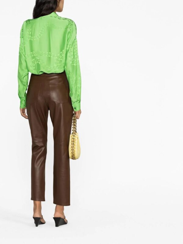 Stella McCartney  chain-link print long-sleeve shirt - Image 3