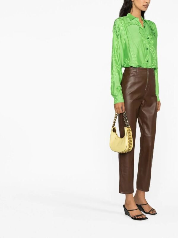 Stella McCartney  chain-link print long-sleeve shirt - Image 2