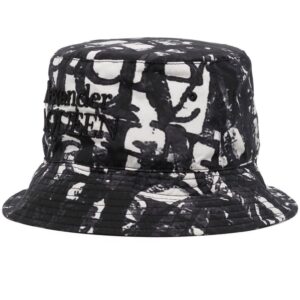 Alexander McQueen abstract-print bucket hat