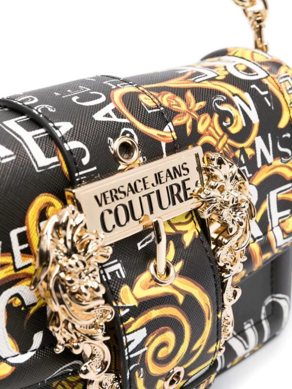 Versace Jeans Couture  Baroque buckle printed shoulder bag - Image 5