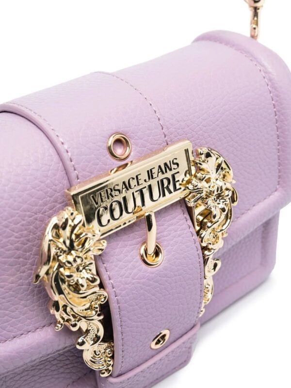 Versace Jeans Couture  Baroque buckle shoulder bag - Image 4