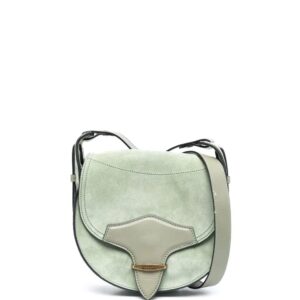ISABEL MARANT suede saddle crossbody bag