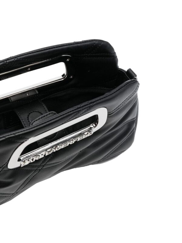 Karl Lagerfeld quilted top-handle tote - Image 5