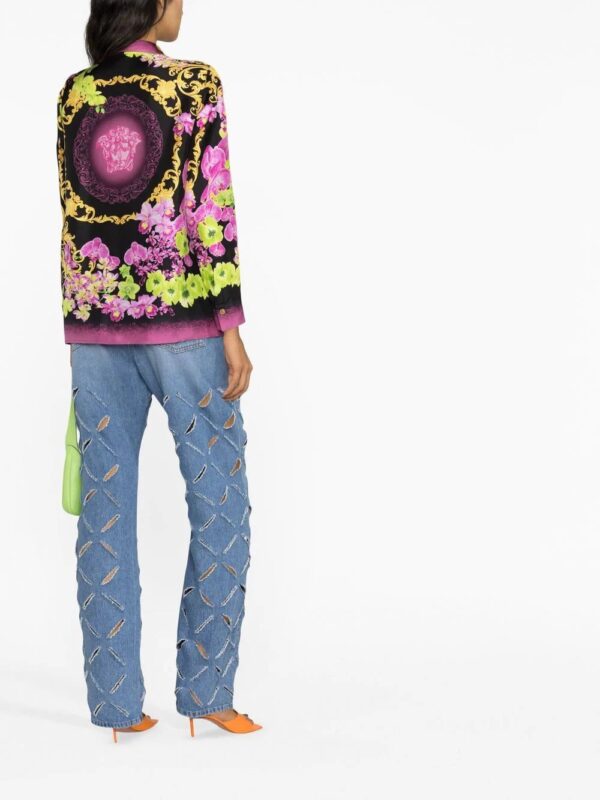 Versace  graphic-print silk shirt - Image 4