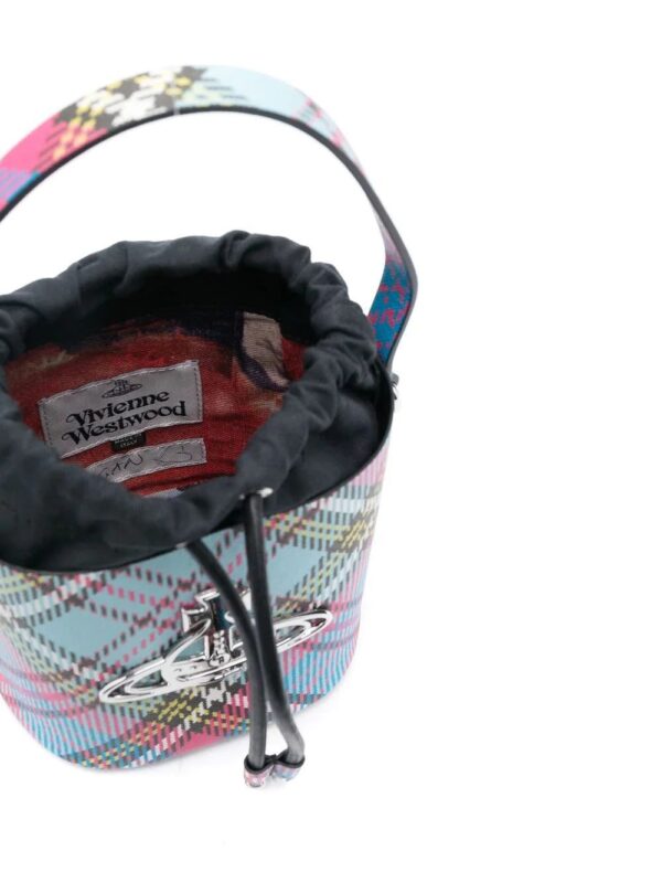 Vivienne Westwood  Daisy tartan bucket bag - Image 4