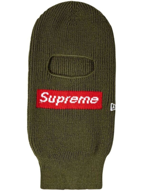 Supreme x New Era Box Logo knitted balaclava