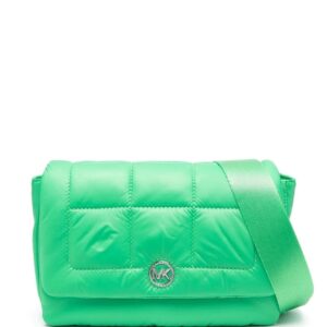 Michael Michael Kors  logo-plaque quilted crossbody bag