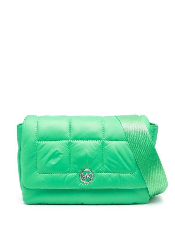 Michael Michael Kors  logo-plaque quilted crossbody bag