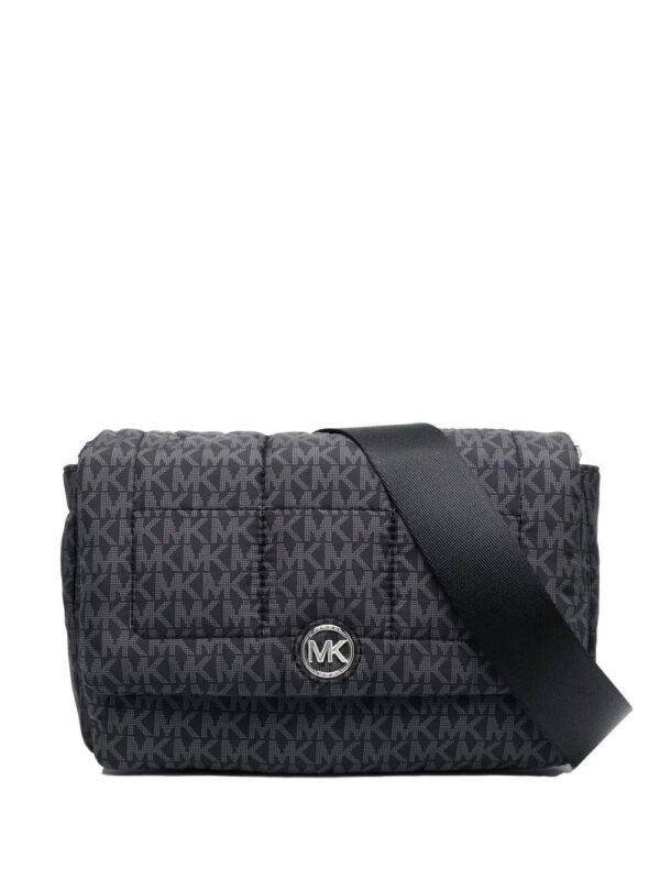Michael Michael Kors  monogram-print quilted shoulder bag