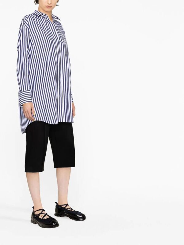 sacai  stripe-print long-sleeve shirt - Image 3