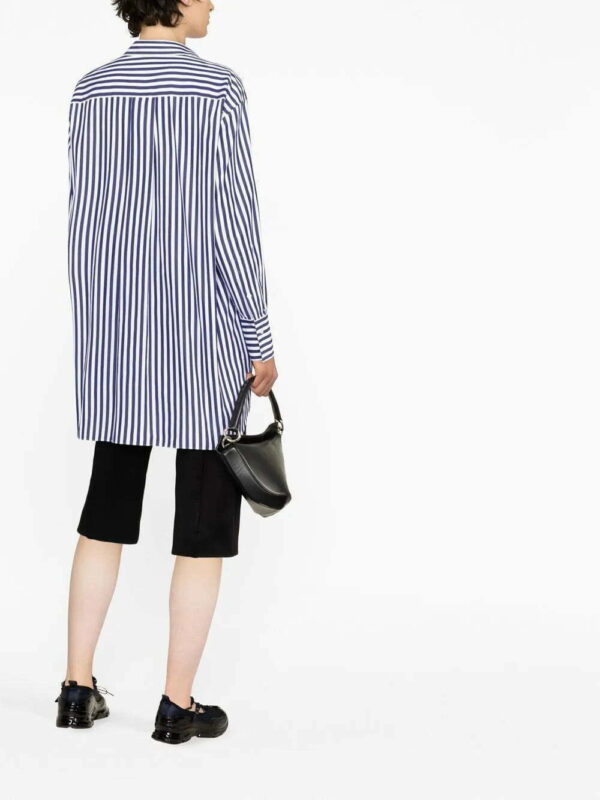 sacai  stripe-print long-sleeve shirt - Image 4