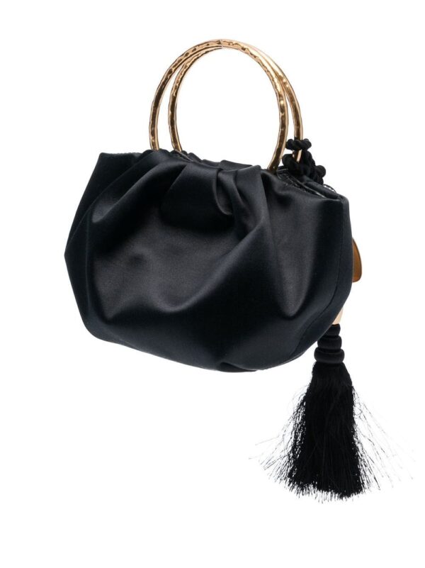 Tory Burch tassel-detail satin tote bag - Image 3