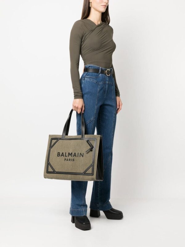 Balmain B-Army canvas tote bag - Image 2