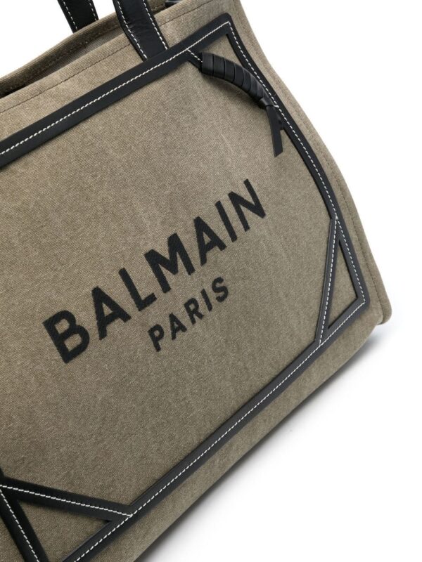 Balmain B-Army canvas tote bag - Image 4