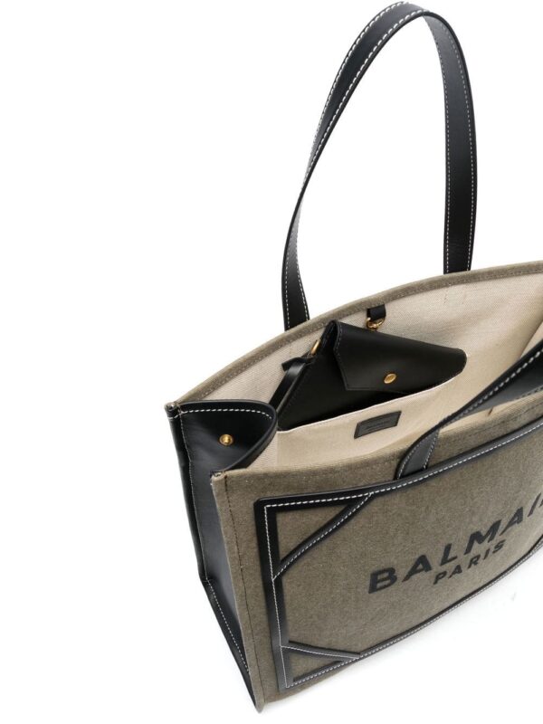 Balmain B-Army canvas tote bag - Image 5