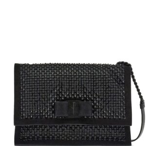 Ferragamo stud-embellished Viva bow bag