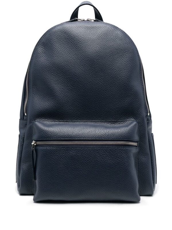 Orciani logo zipped backpack