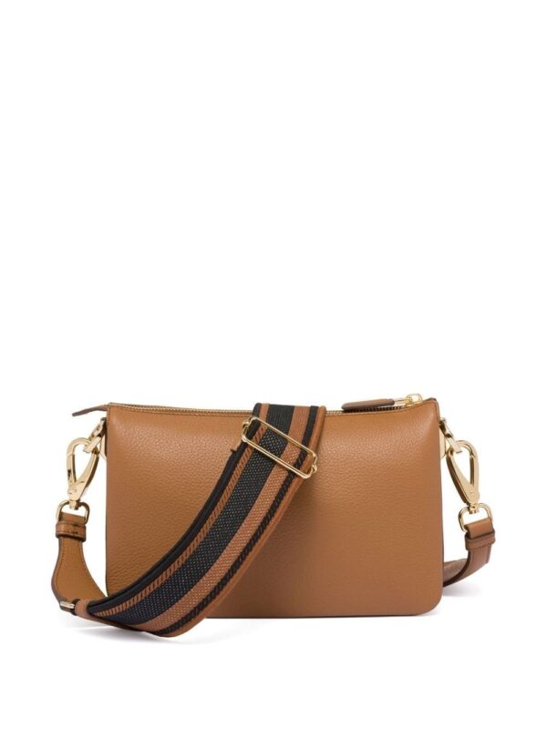 Prada logo-strap leather shoulder bag - Image 3
