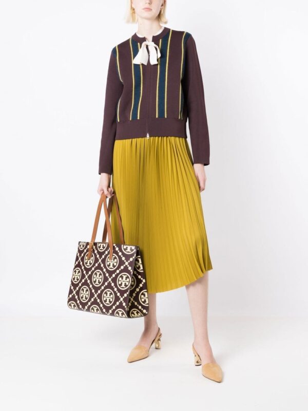 Tory Burch leather logo-print tote bag - Image 2
