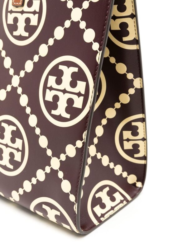 Tory Burch leather logo-print tote bag - Image 4