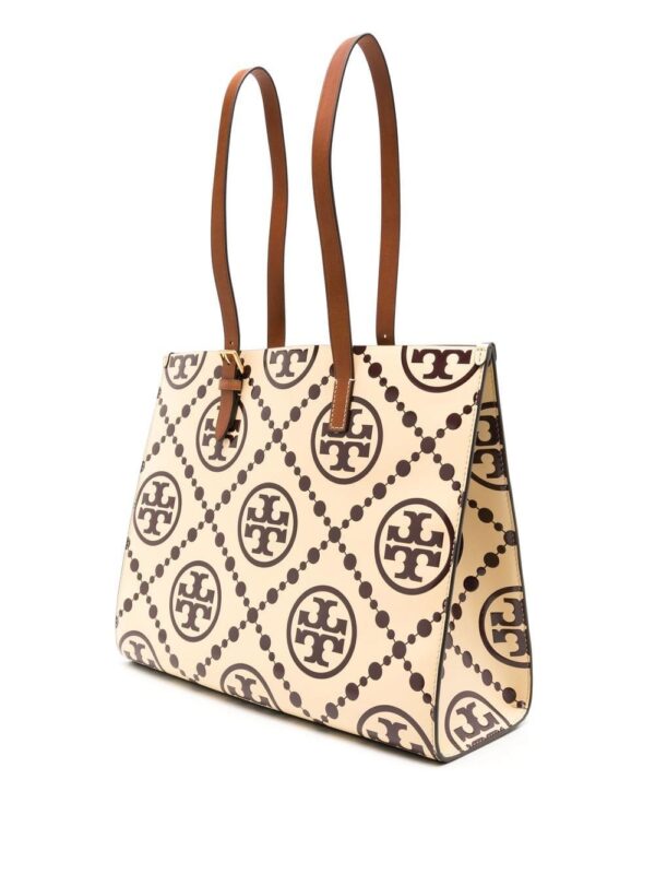 Tory Burch leather logo-print tote bag - Image 3