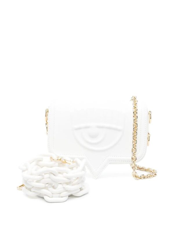Chiara Ferragni  Eyelike faux-leather crossbody bag - Image 3