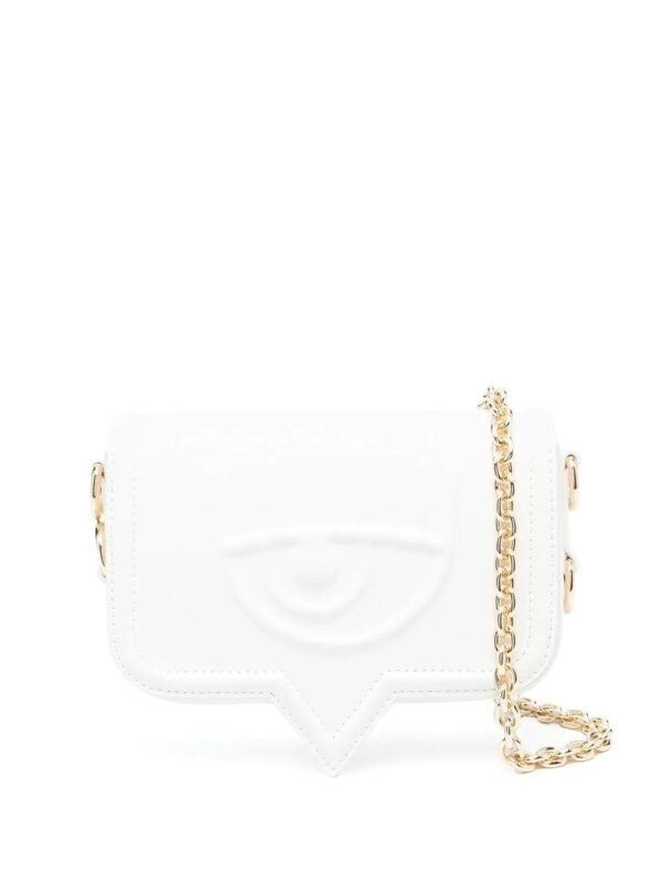 Chiara Ferragni  Eyelike faux-leather crossbody bag