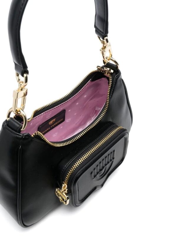 Chiara Ferragni  debossed-logo shoulder bag - Image 4