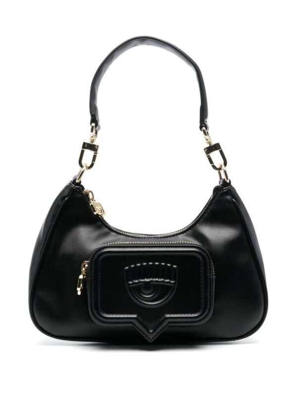 Chiara Ferragni  debossed-logo shoulder bag