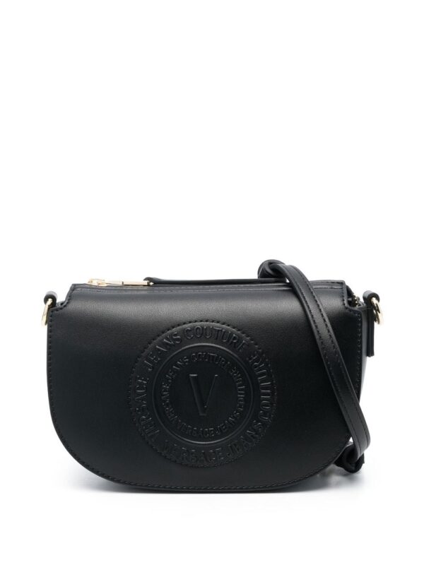 Versace Jeans Couture  embossed-logo satchel bag - Image 4