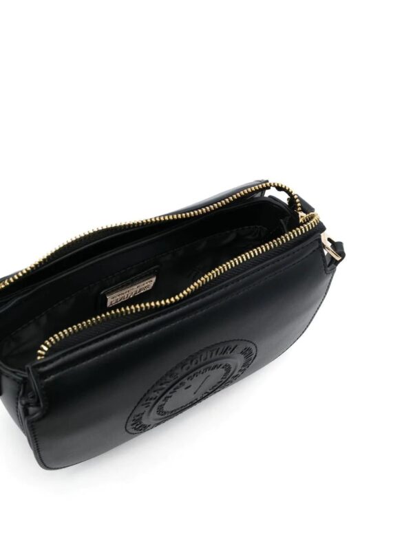 Versace Jeans Couture  embossed-logo satchel bag - Image 5