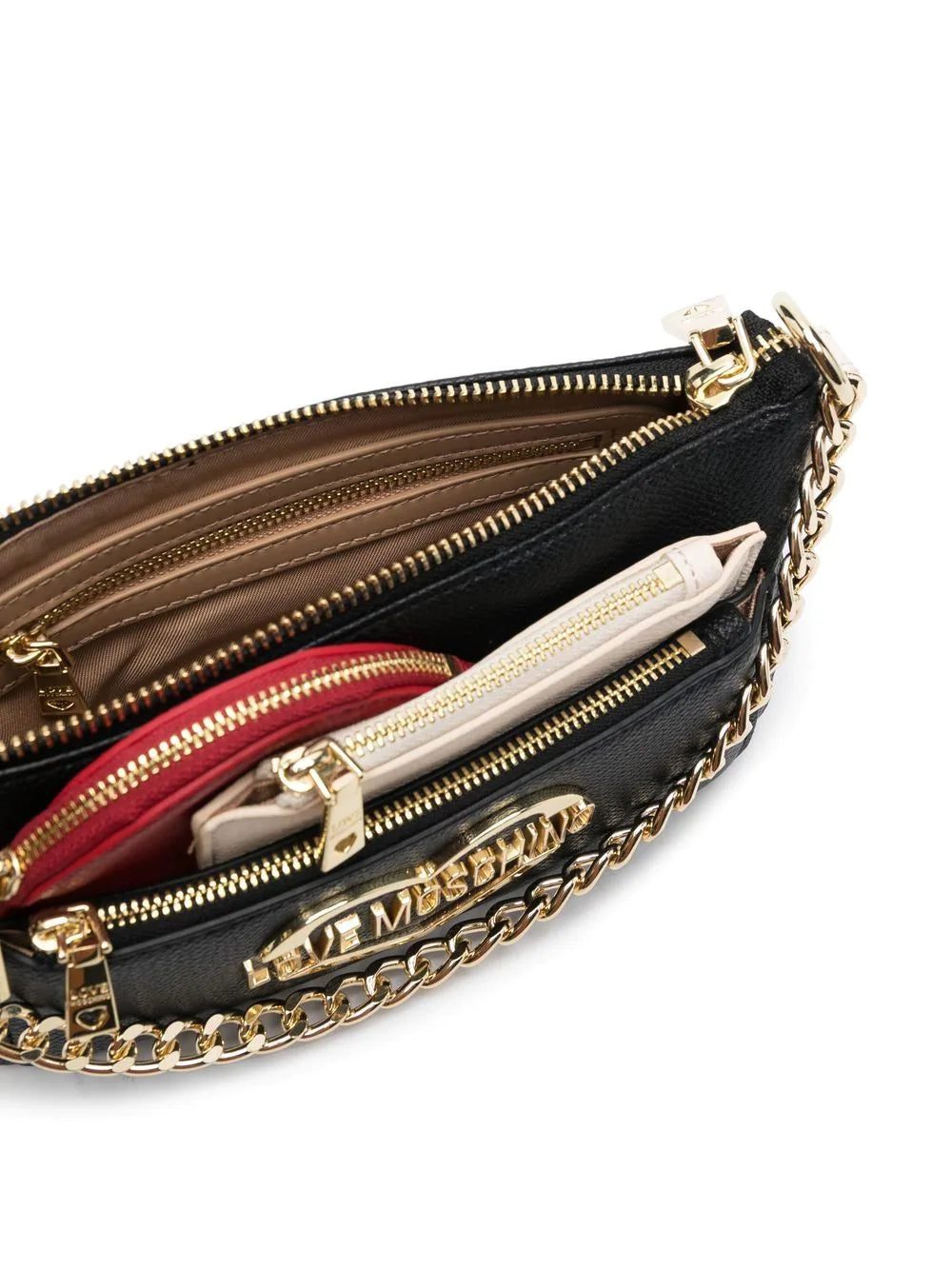 Love Moschino logo-plaque tote bag - Image 4