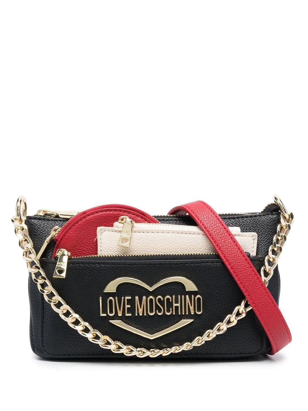 Love Moschino logo-plaque tote bag
