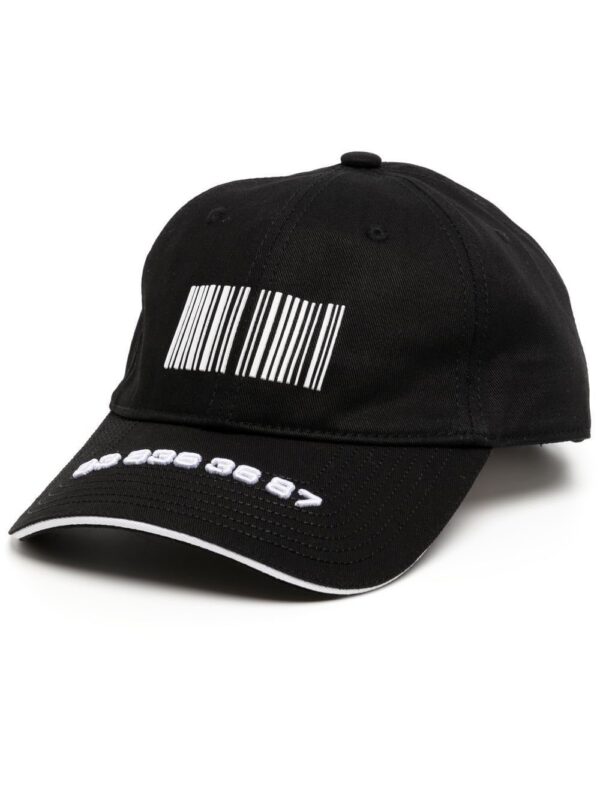 VTMNTS barcode-print baseball cap