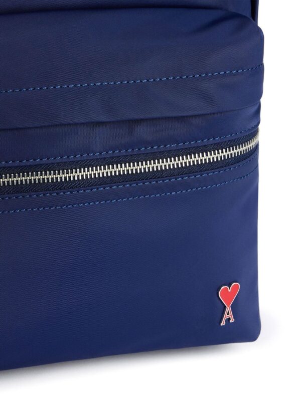 AMI Paris Ami de Coeur zip-fastening backpack - Image 4