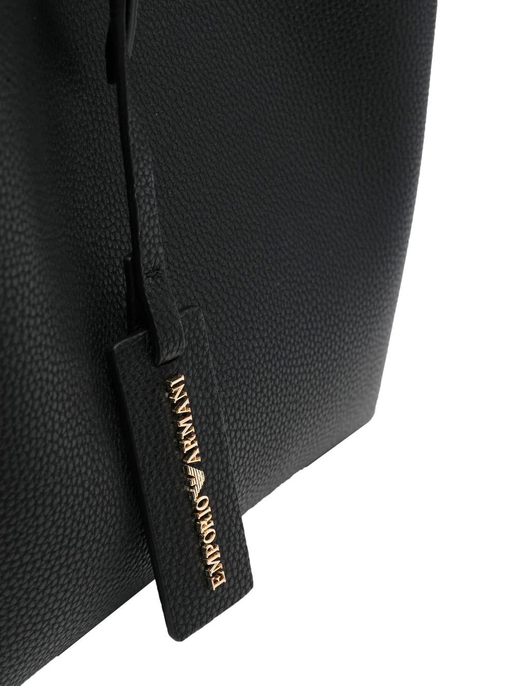Emporio Armani pebbled faux-leather tote bag - Image 4
