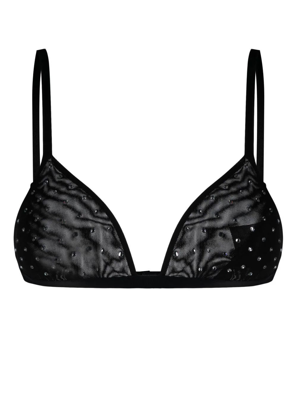 THE ANDAMANE rhinestone embellished bra