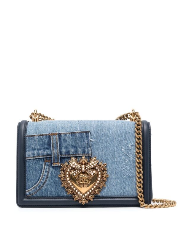 Dolce & Gabbana medium Devotion denim shoulder bag