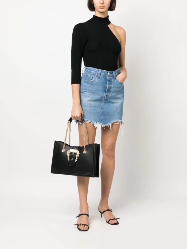 Versace Jeans Couture  Baroque-buckle tote bag - Image 2