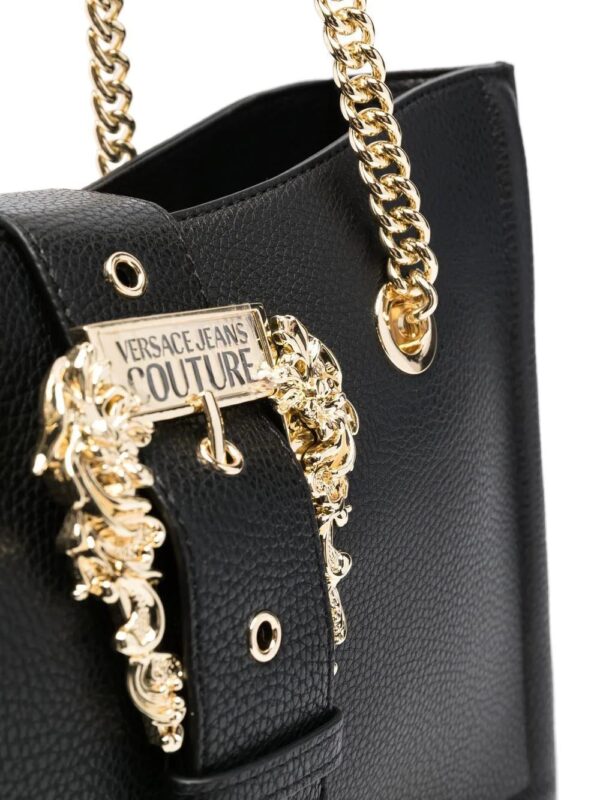 Versace Jeans Couture  Baroque-buckle tote bag - Image 4