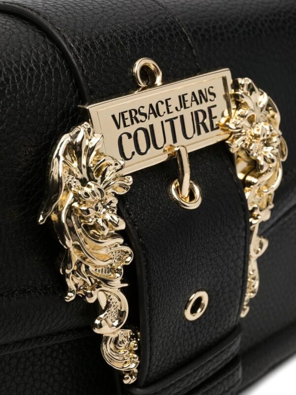 Versace Jeans Couture  Baroque-buckle shoulder bag - Image 4