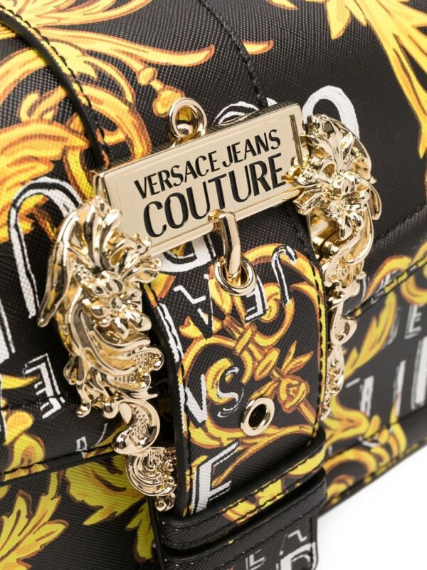 Versace Jeans Couture Barocco buckle logo-print print tote bag - Image 4