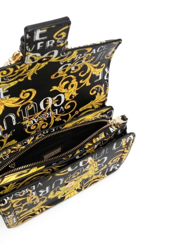 Versace Jeans Couture Barocco buckle logo-print print tote bag - Image 5