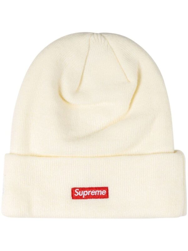 Supreme x New Era S logo knitted beanie