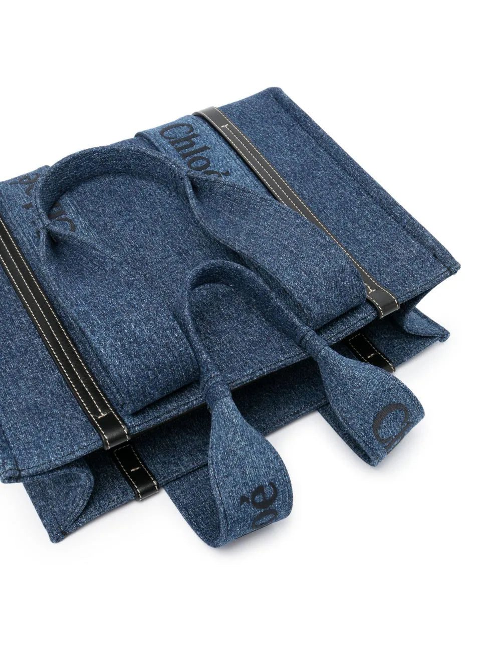 Chloé logo-tape detail tote bag - Image 4