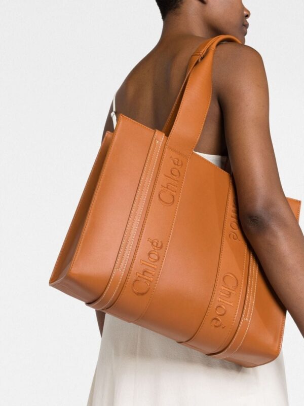 Chloé medium Woody tote bag - Image 3